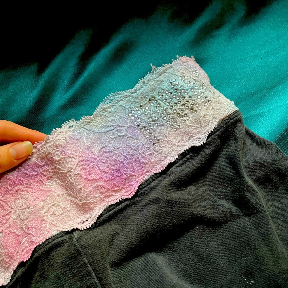 PINK Yoga yoga pants with colorful band